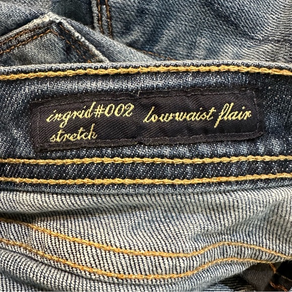 Citizens of Humanity Ingrid Low Waist Flare Jeans Denim Size 27 - Picture 10 of 12